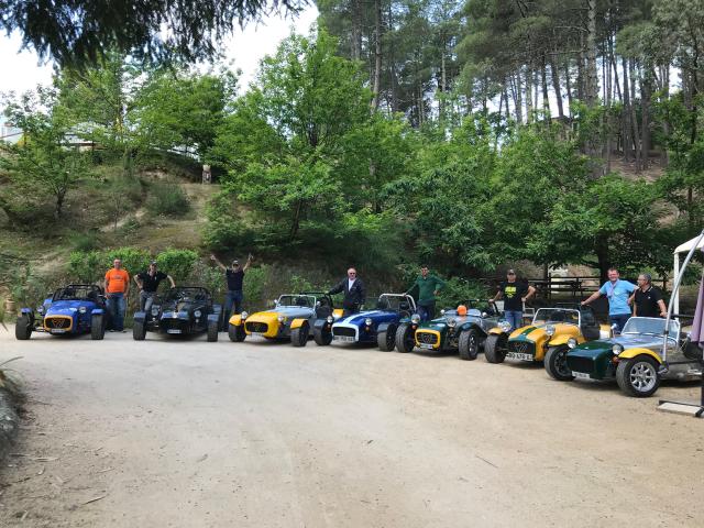 Sortie du club automobile en Cévennes