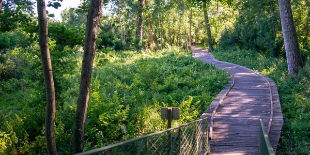 Deux-Sèvres parcours randonnée ponton riviere