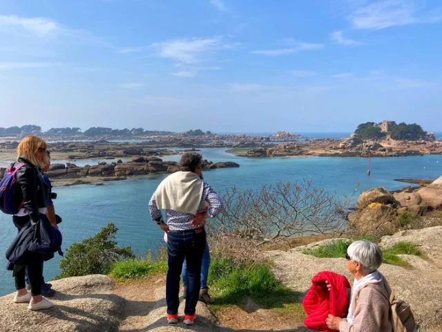 Bretagne Cote De Granit Rose Ploumanach Balade Costaeres