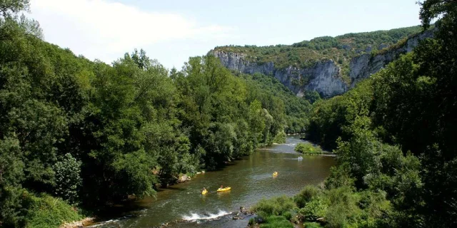 location gite février vacances hiver - paysage gorges du Tarn